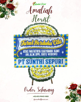 Papan Bunga Duka di Wasile Timur