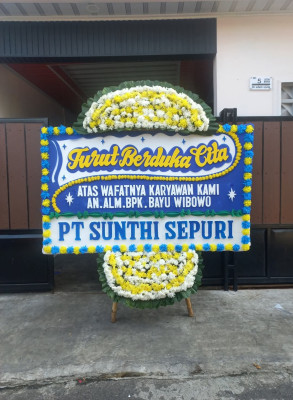Papan Bunga Duka di Wasile Timur