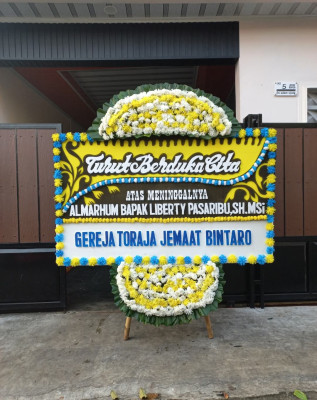 Papan Bunga Duka di Wasile Timur