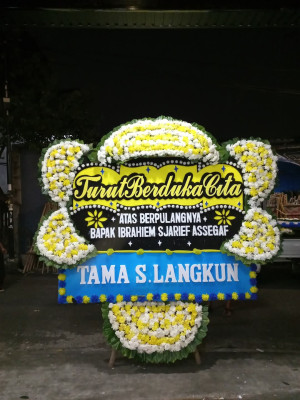 Papan Bunga Duka di Wasile Timur